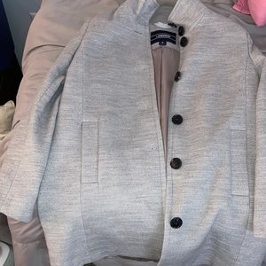 Lands end Gray Pea coat 🧥